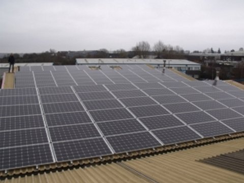 Solar panels at MHP