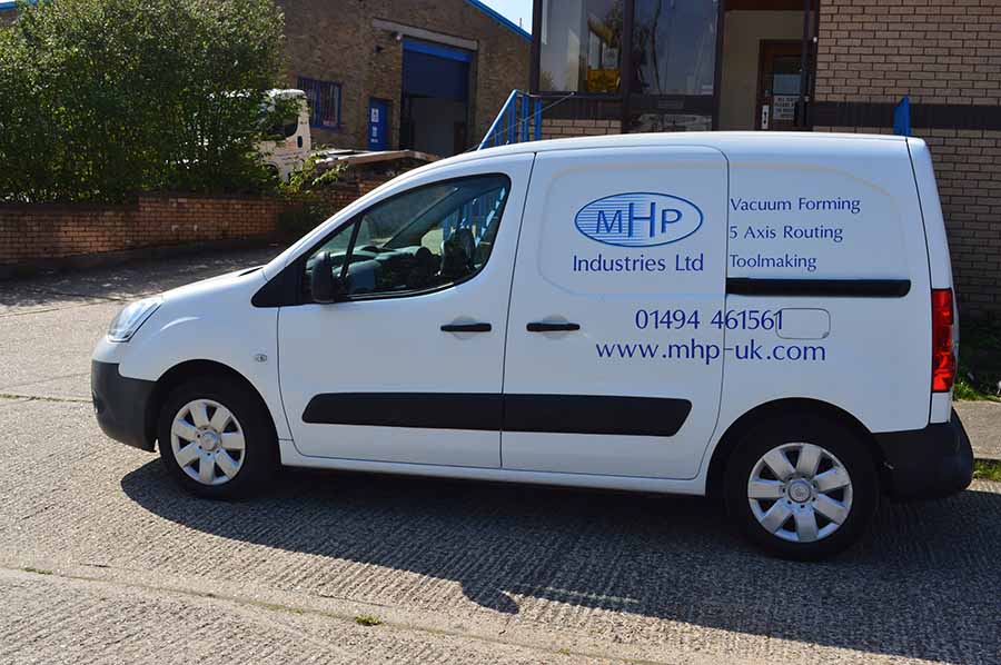 MHP Industries delivery van